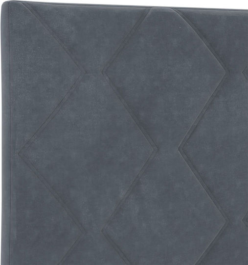 vidaXL Hölzernes Kopfstütze für Betten Dunkelgrau 180x88cm