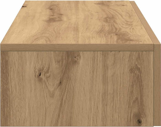 Wall Shelf Oak Artizia 80x33x17cm