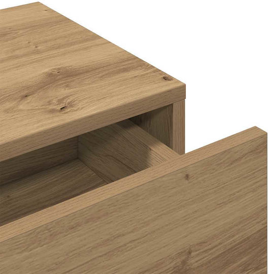 Wandregal Eiche Artizia 60x26.5x15cm