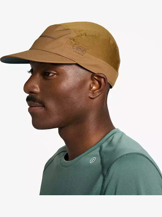 Ciele Gocap Comp Bars Unisex Hat Recycled Polyester Dark Ochre U-2-ca-0078-br002