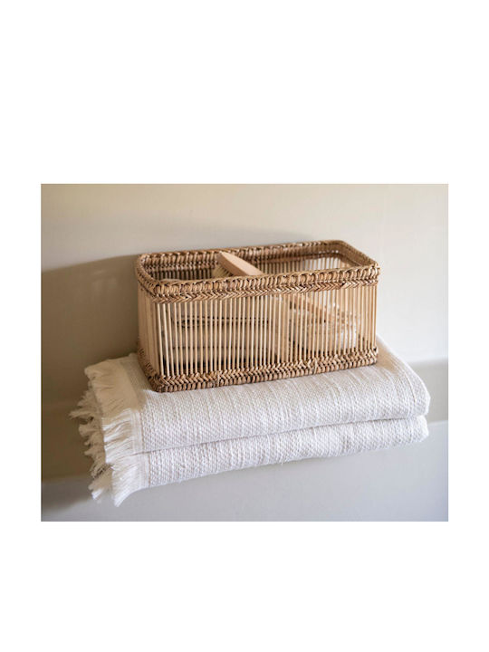 Andrea House Aufbewahrungskorb Rattan 31x16x13cm 1Stück