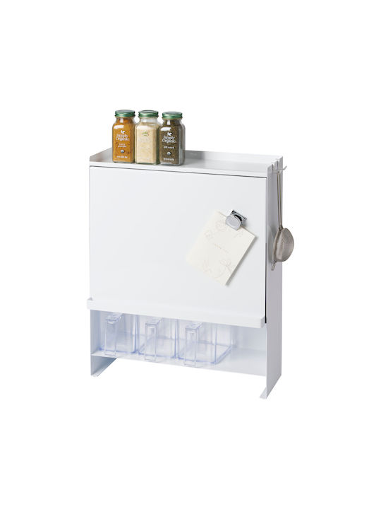 Yamazaki Επιτραπέζια Βάση Μεταλλική 38x16.3x49.2εκ. Λευκή