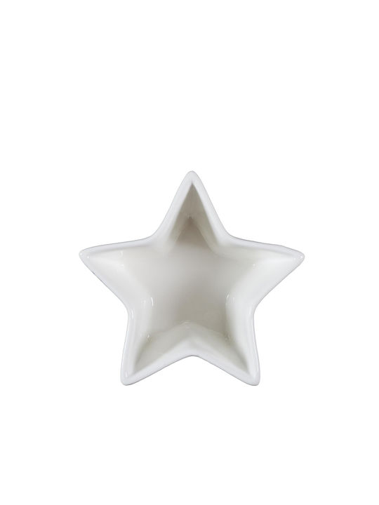 Ceramică Platou pentru aperitive Albă Ø30cm 9buc