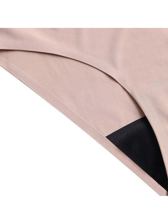 Damen-Slip Menstruell Nahtlos Beige