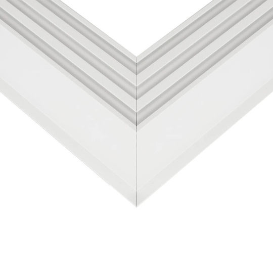 GloboStar Walled Aluminum Profile for LED Strip with Opal Cover