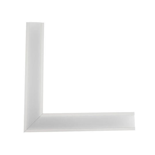 GloboStar Walled Aluminum Profile for LED Strip with Opal Cover