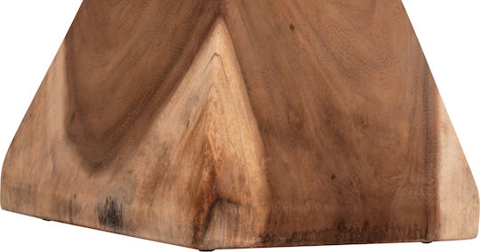 Hocker Für das Wohnzimmer Hölzernes Anvil Natural Color 31x31x45cm