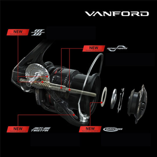 Shimano Vanford FA Макара за риболов за Спининг 2000S HG