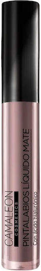 Camaleon Lang anhaltend Flüssig Lippenstift Matt Nude Beige Lm06