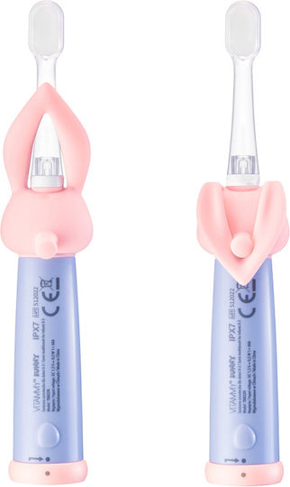 Vitammy Bunny Periuță Electrică De Dinți Pentru Copii Pentru 0luni+ Roz
