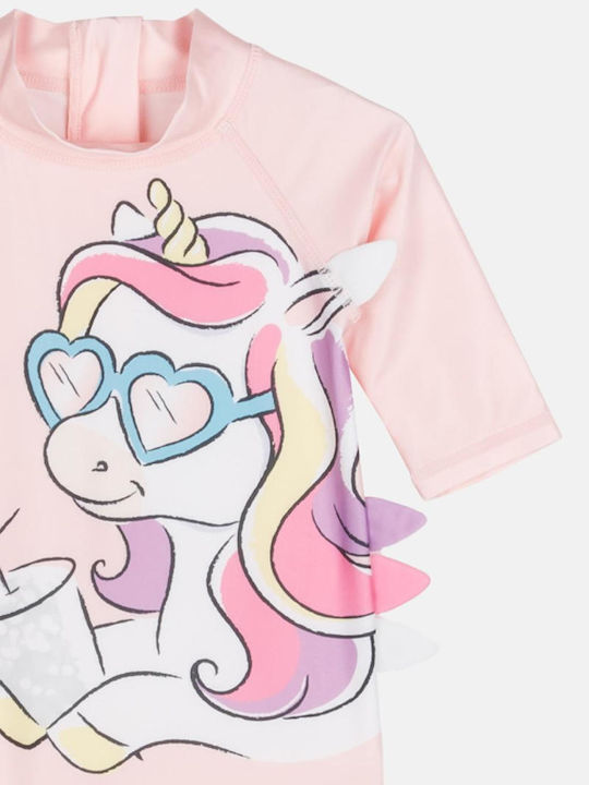 Joyce Unicorn Παιδικό Μαγιό Ολόσωμο Ροζ