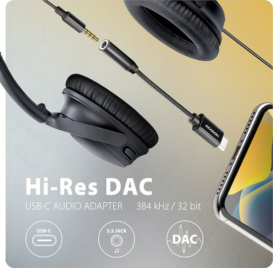 Axagon Converter Ada-hc Usb Type-c To 3.5 Mm Jack
