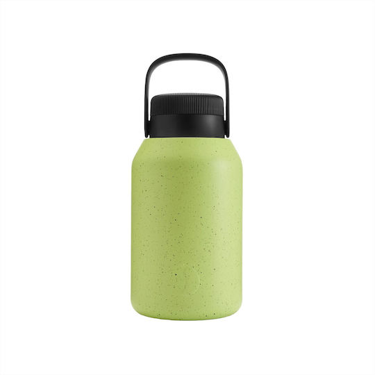 Chilly's Big Mouth Stainless Steel Thermos Bottle BPA Free 2lt Lime