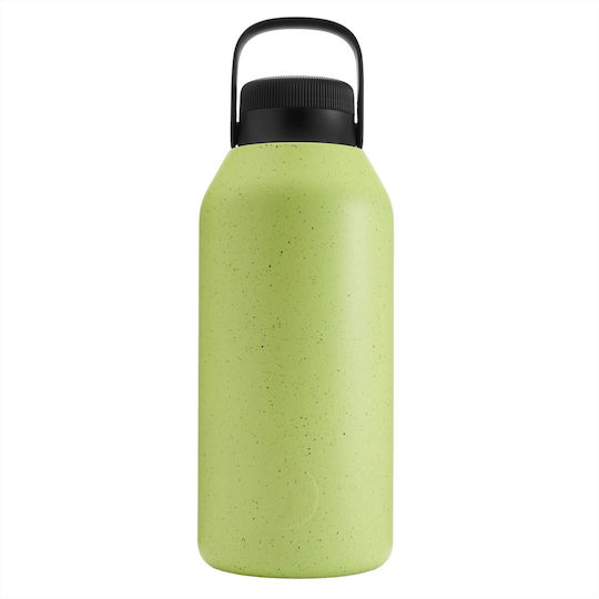 Chilly's Big Mouth Bottle Thermos Stainless Steel BPA Free 4lt Lime