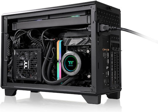 Thermaltake TR100 Mini Tower Κουτί Υπολογιστή Μαύρο