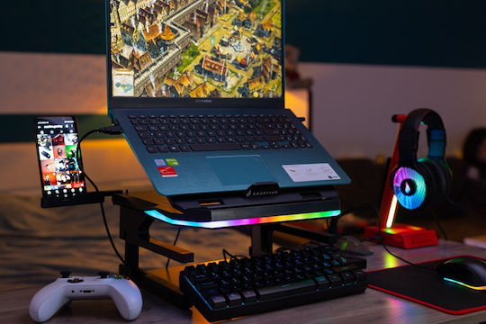 SureFire Portus X2 Stand für Laptop bis zu 17.3" mit Beleuchtung