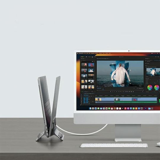 Sodi SMS300 Βάση Στήριξης για Laptop Ασημί