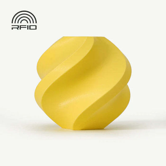 Bambu Lab PLA 3D Принтер Филамент 1.75mm Жълт 1kg 1бр Refill