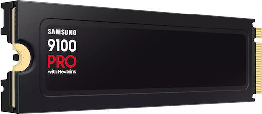 Samsung 9100 Pro SSD 2TB M.2 Type with PCI Express 5.0 Connection and Heatsink MZ-VAP2T0CW