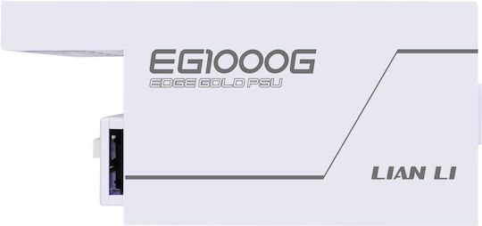 Lian Li Edge Gold 1000W White Computer Power Supply Full Modular 80 Plus Gold