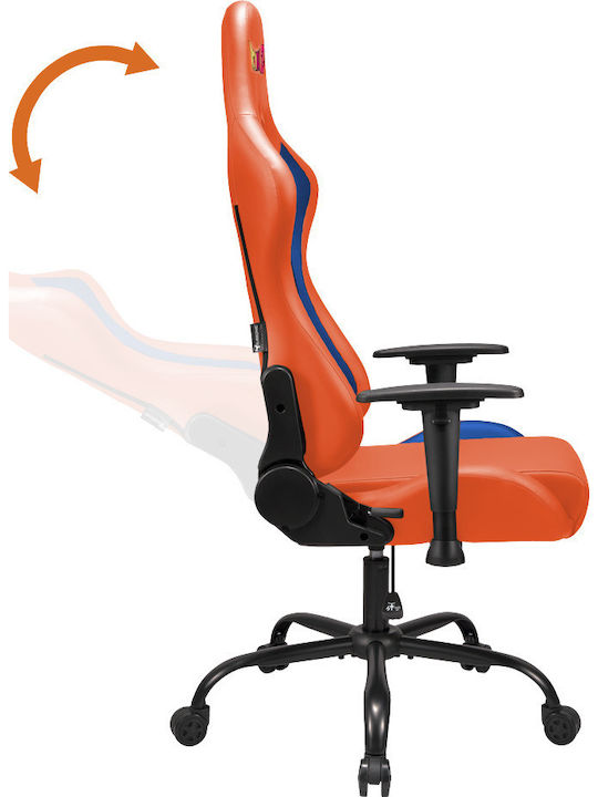 Subsonic Dragon Ball Z Scaun Gaming Din piele ecologică cu Brațe Reglabile Portocaliu