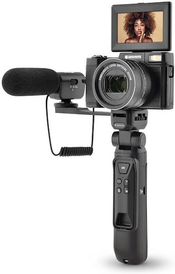 Kodak Vlg-4k Vlogging Bundle Cameră Foto Compactă 24MP Zoom Optic 5x Neagră