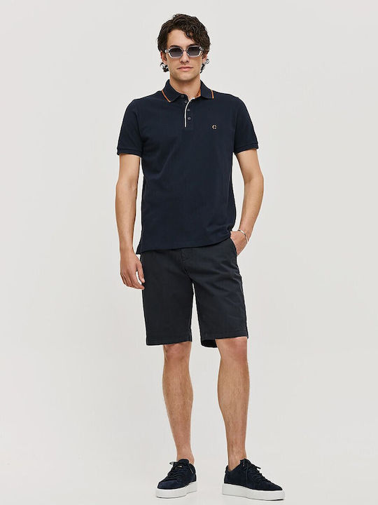 Polo Blouse Navy Blue