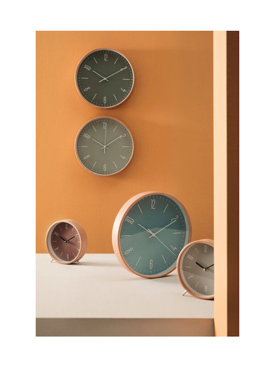 Ceas de perete Bizzotto Clancy MDF albastru deschis Ø32x4.5