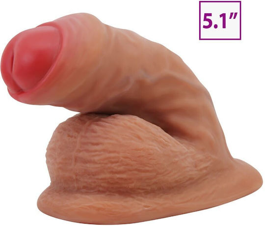 Pretty Love Warnell Glass Dildo With Suction Cup Flesh