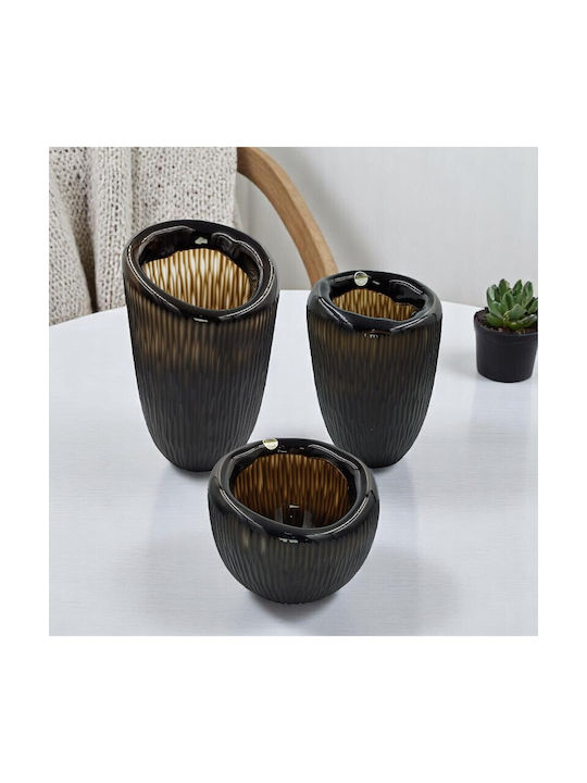 Karvounis Decorative Vase Brown 20x31cm