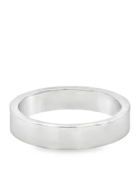 Xryseio Ring Ehering aus Weißgold 14K