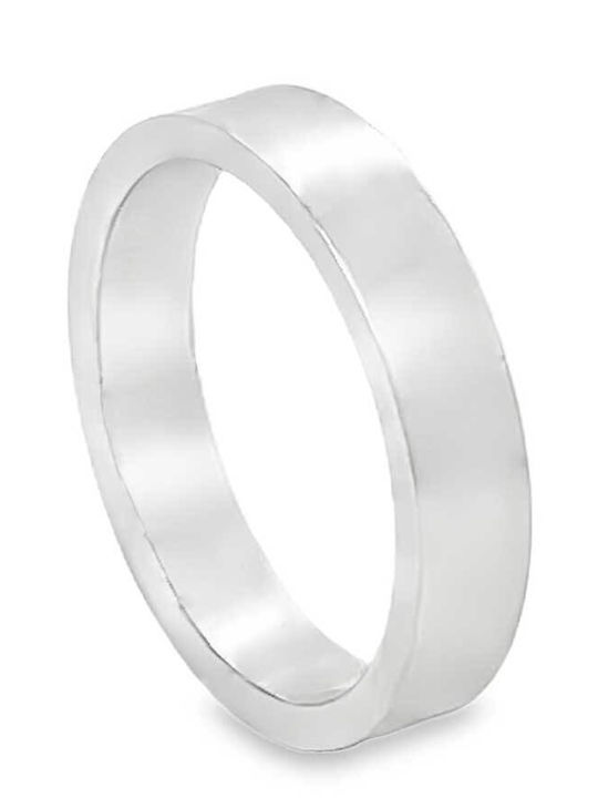 Xryseio Ring Ehering aus Weißgold 14K