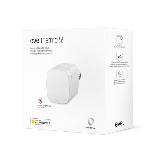 Eve Thermo Smart Thermostat-Ventil 2er-Pack 2020 Homekit Heim Küche