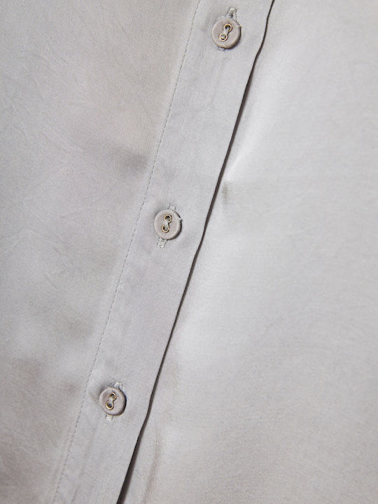 Ärmellos Damen Hemd Gray