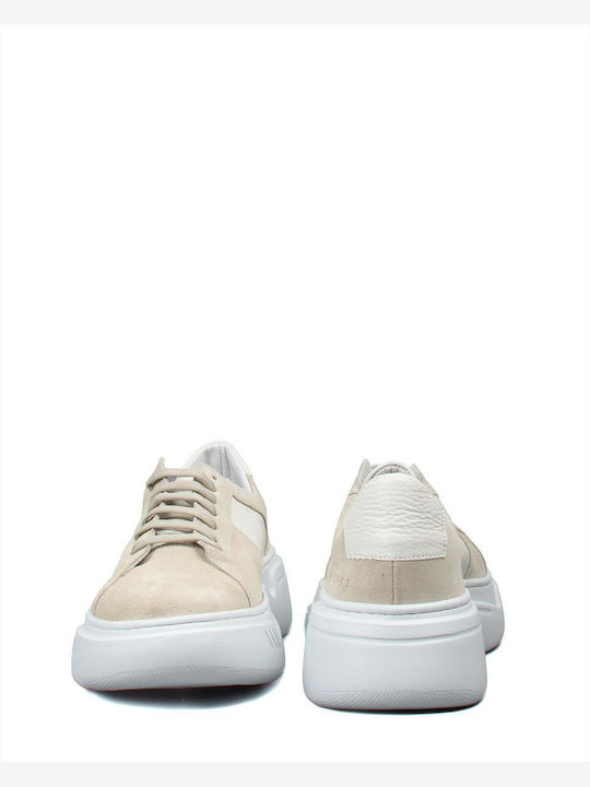 Sneakers White Beige