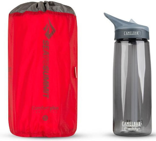 Sea to Summit Gonflabil Single Substrat Camping 183x64cm Grosime 3cm în culoarea Roșu