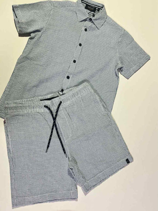 Men's Shorts Sky blue/white