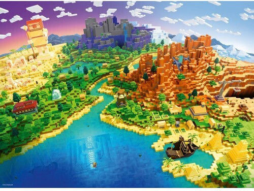 Minecraft Пъзел 2D 500бр.