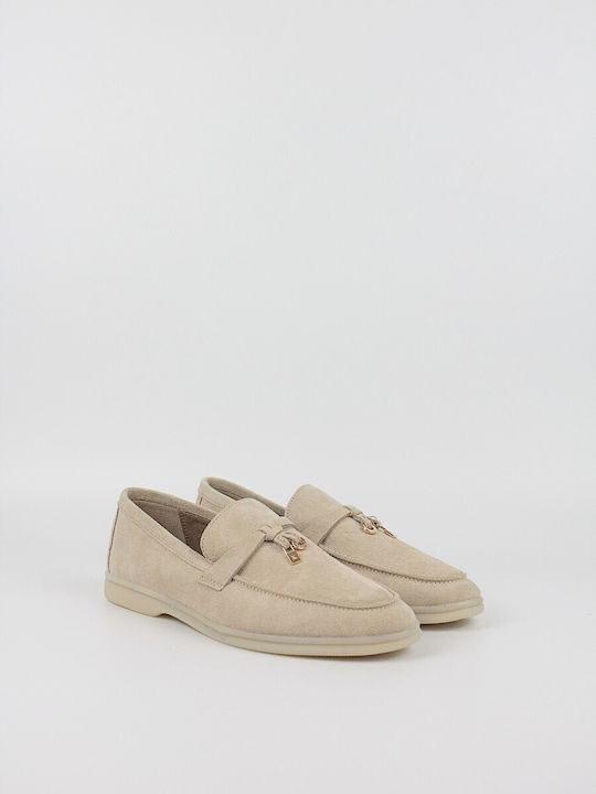 Дамски Loafers в Бежов Цвят
