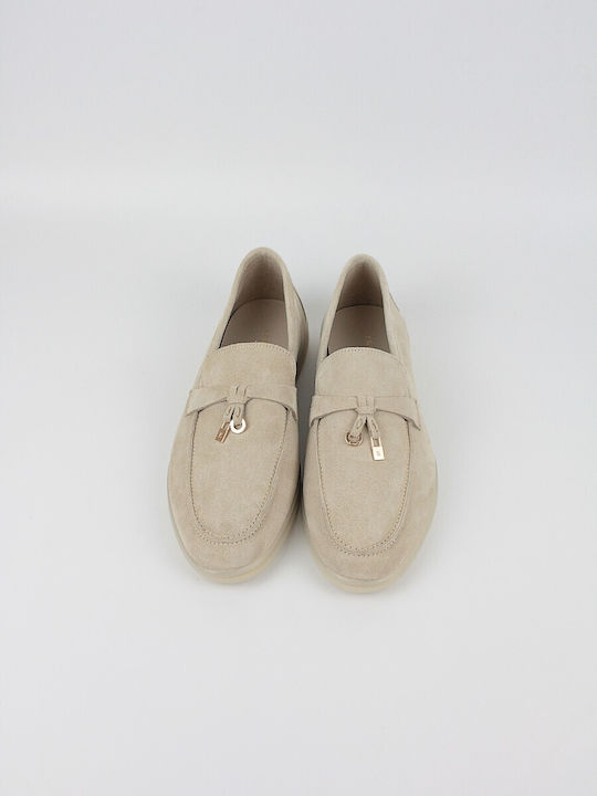Дамски Loafers в Бежов Цвят