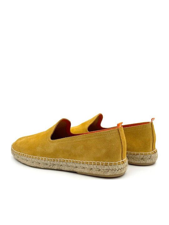 Men's Leather Moccasins Yellow