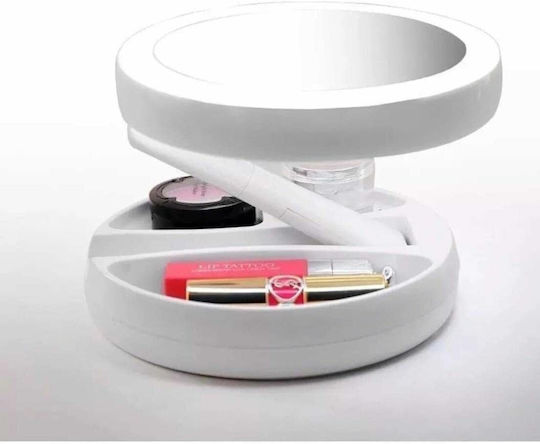 Makeup Mirror with Light and Fan