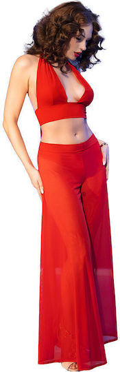 Chilirose Damen Sexy Top Rot