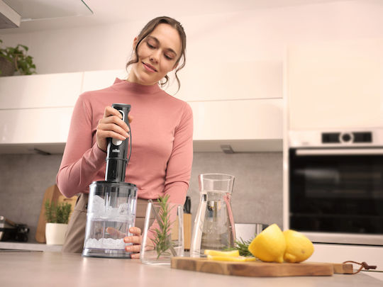 Braun MultiQuick 5 Pro Ραβδομπλέντερ με Ανοξείδωτη Ράβδο 1000W Μαύρο