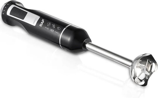 Raf Raf Handmixer mit Inox-Stab 1600W Schwarze