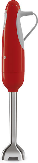 Smeg 50's Style Hand Blender With Inox Rod 700W Red