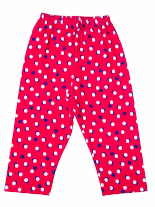 Set Kinder Leggings Lang Blue & Red