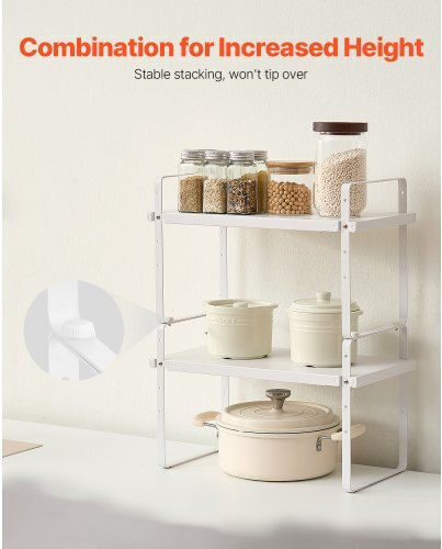 Vevor Inox Tabletop Spice Rack Organizer Gray