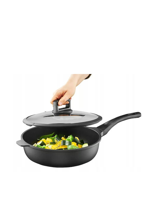 Ambition Pan With Lid made of Aluminum 28cm