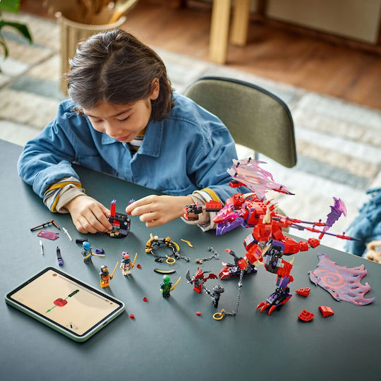 LEGO Ninjago Thunderfang Dragon Of Chaos pentru 8+ ani Ani 668buc